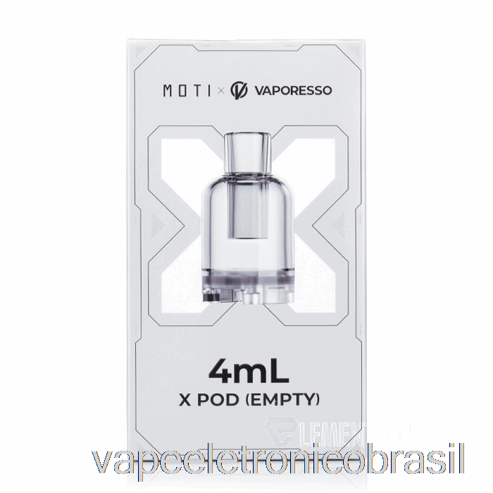 Vape Eletrônico Vaporesso X Mini Pods De Reposição 4ml X Mini Pods